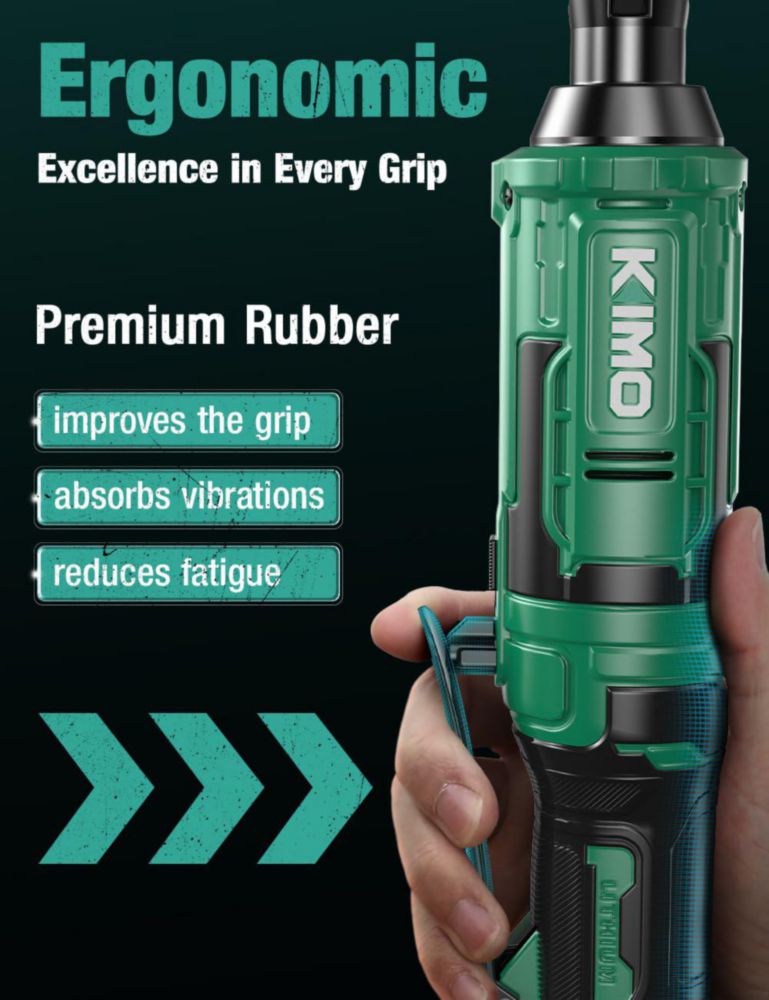 Llave de carraca inalámbrica KIMO 20V 89 ft-lbs 400 RPM set