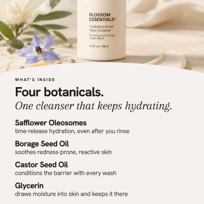 Limpiador Facial Hidratante Blossom Essentials 98 ml Vegano