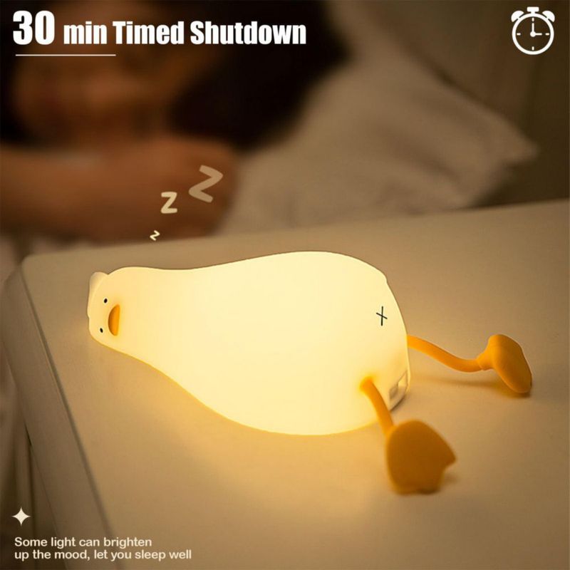 Luz nocturna KidoYean de silicona regulable con temporizador 1200 mAh