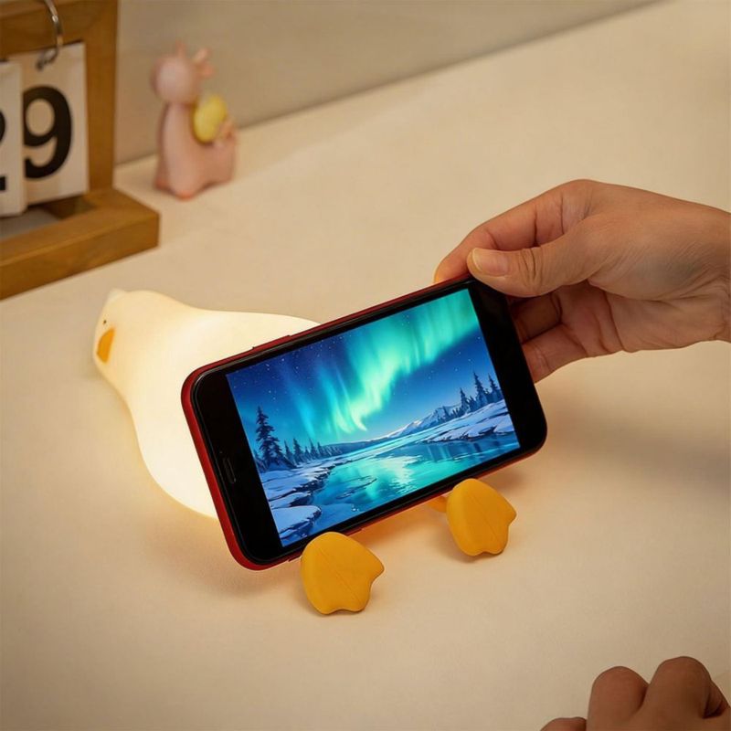 Luz nocturna KidoYean de silicona regulable con temporizador 1200 mAh