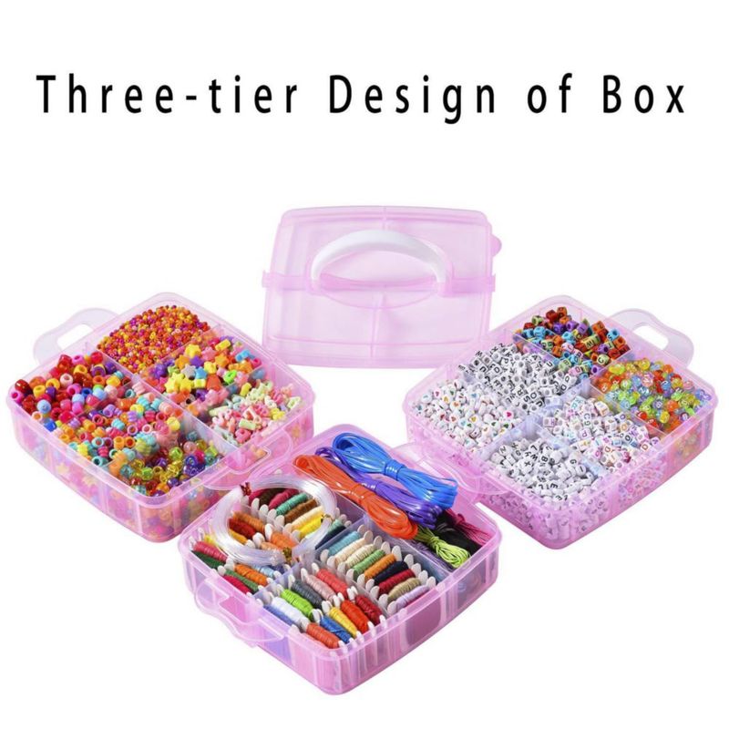 Kits para hacer pulseras Peirich con hilo de bordar de 44 colores