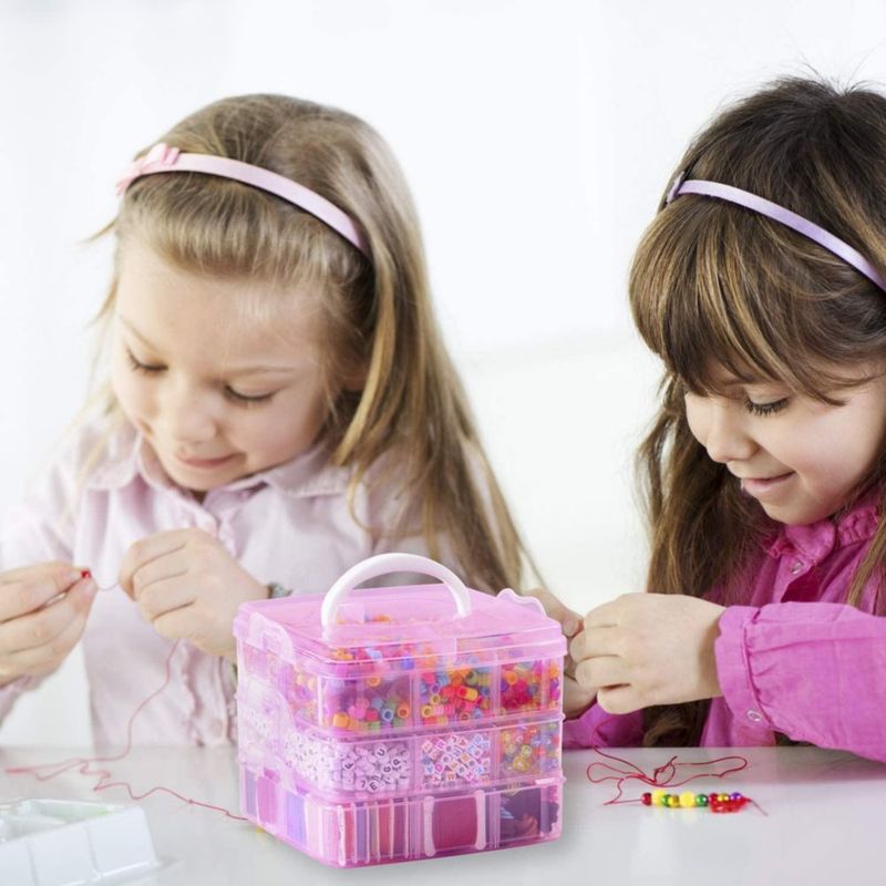 Kits para hacer pulseras Peirich con hilo de bordar de 44 colores