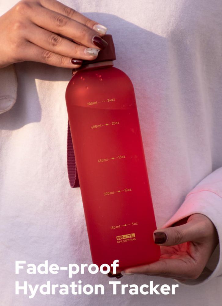 Botella Opard 800 ml Rojo Cranberries sin BPA
