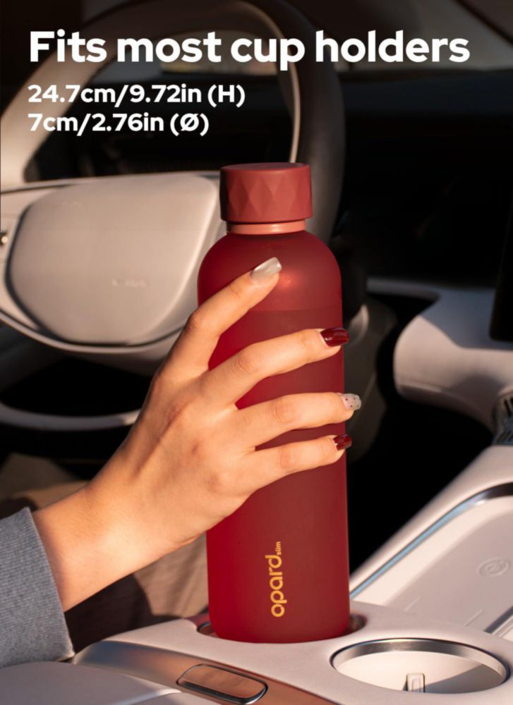 Botella Opard 800 ml Rojo Cranberries sin BPA