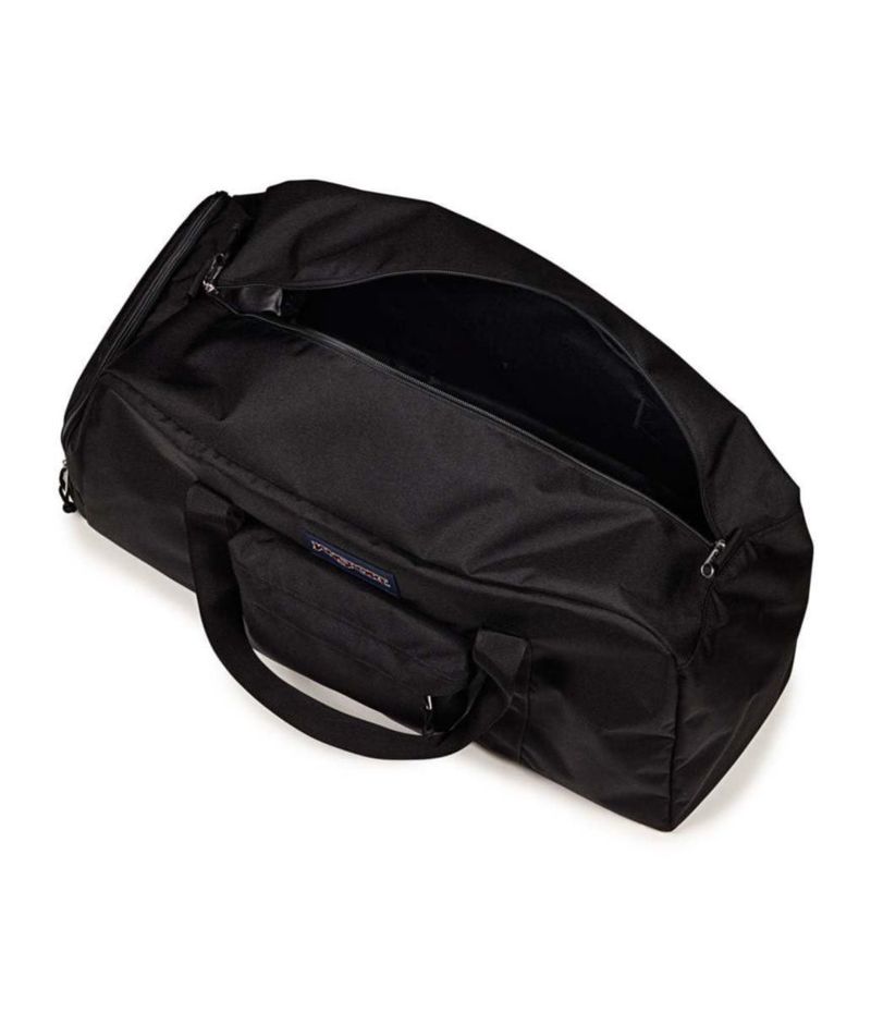 Bolsa de viaje JanSport Weekender mediana para viajes o gimnasio negra