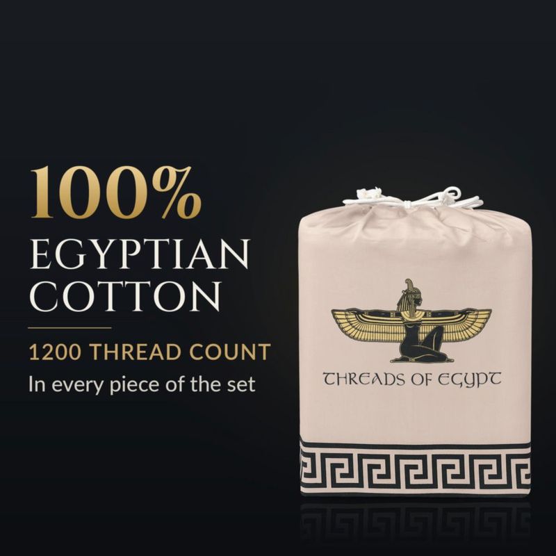Sábanas THREADS OF EGYPT Queen 1200TC Algodón Egipcio