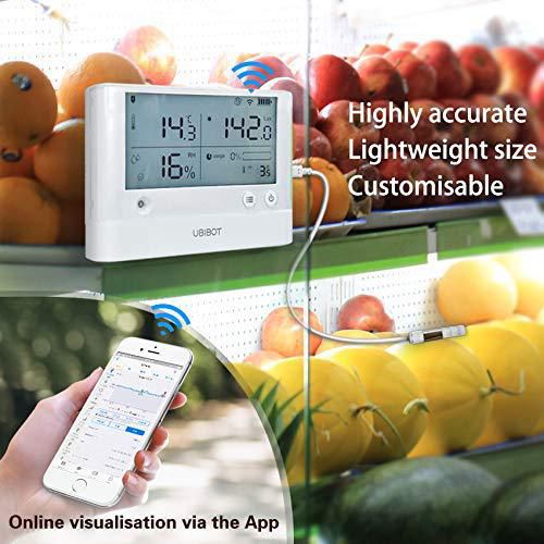 Sensor de Temperatura UbiBot WS1 PRO – Kit de Registrador de Datos WiFi