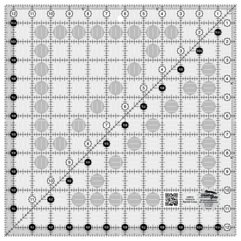 Regla cuadrada Creative Grids 32 cm CGR12 EE. UU.