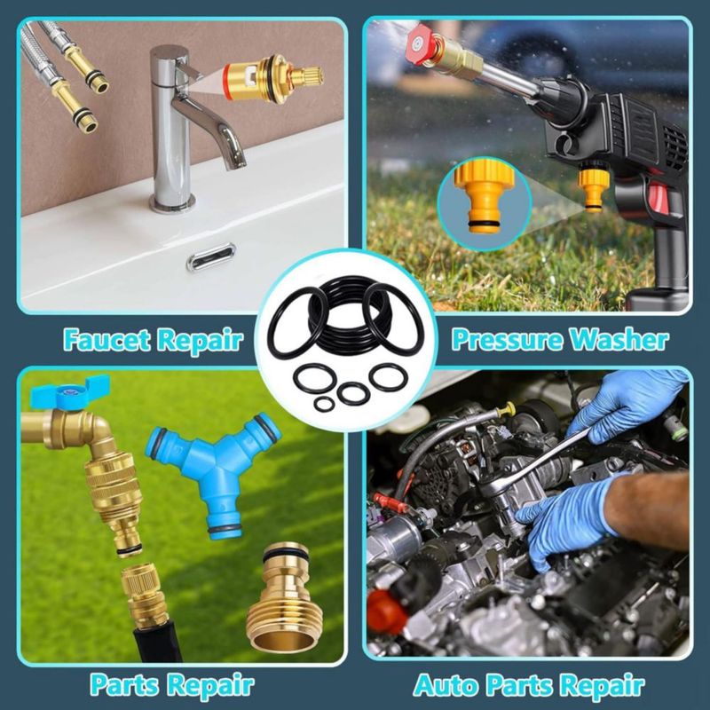 Kit de juntas tóricas KEZE 1040 piezas 21 tamaños caucho nitrílico