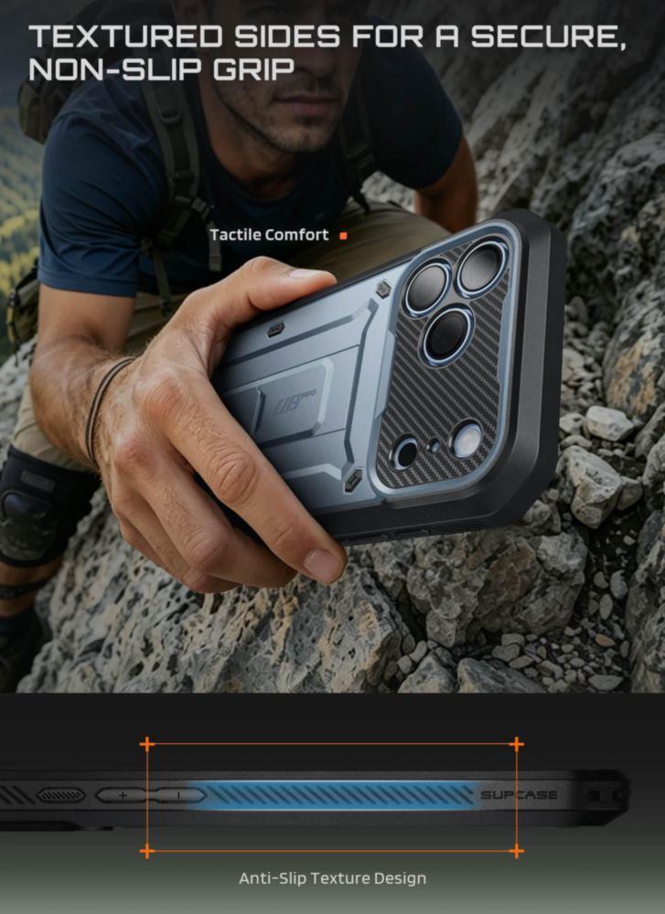 Funda SUPCASE iPhone 18/17 Pro Max con clip de cinturón