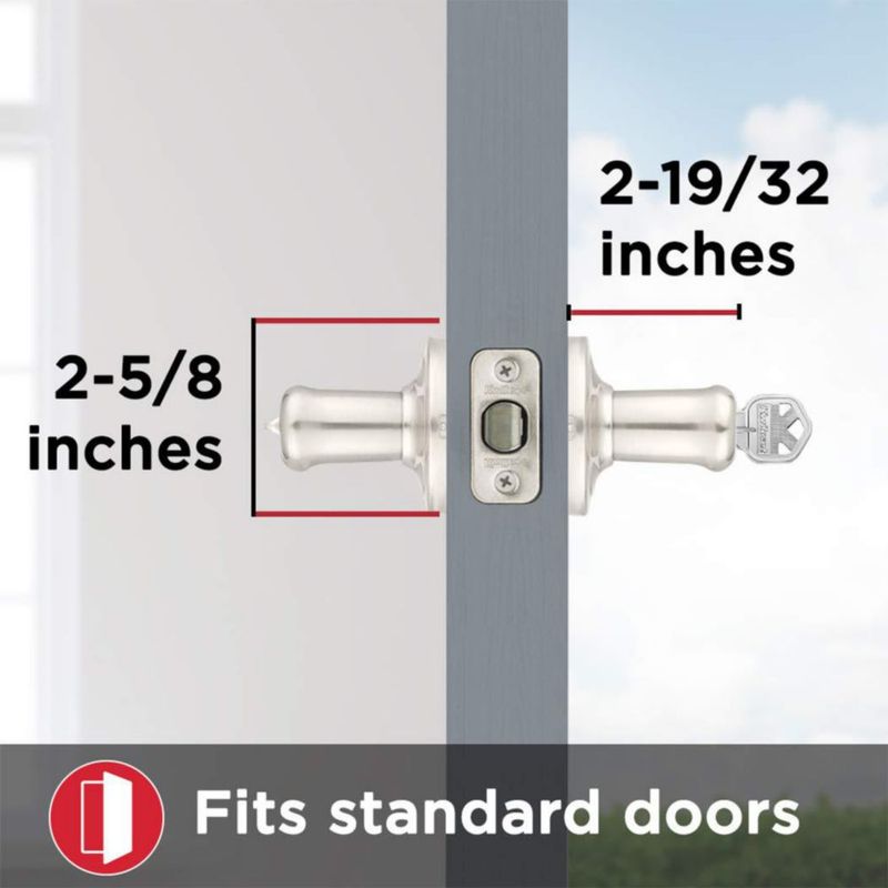 Palanca de puerta de entrada con llave Kwikset 740TNL 15 SMT RCAL RCS Tustin