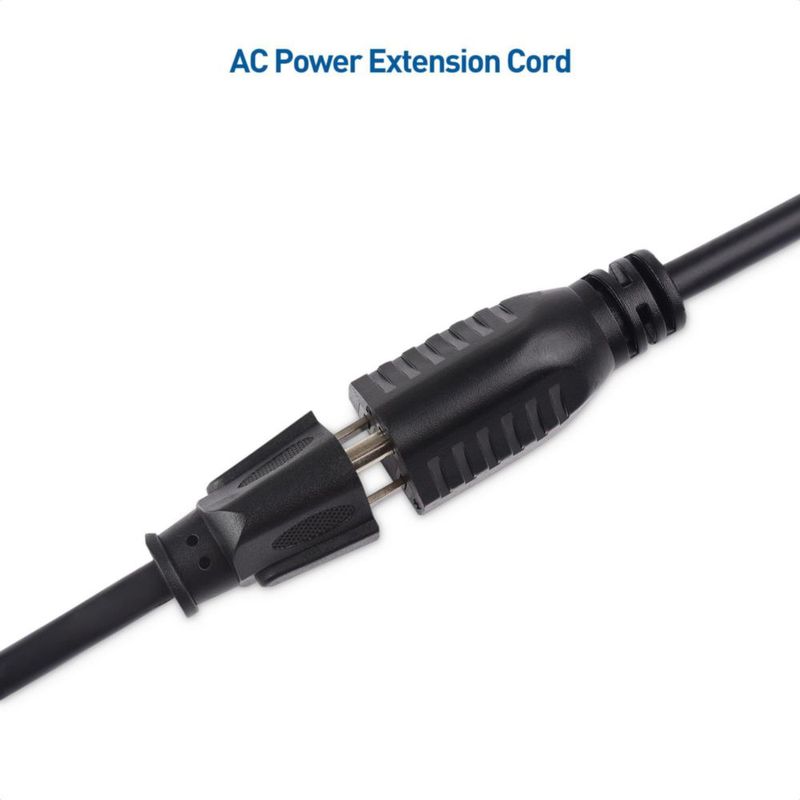 [Extensión de cable de alimentación] Cable Matters paquete de 6 unidades 16 AWG 13 A 30 cm negro