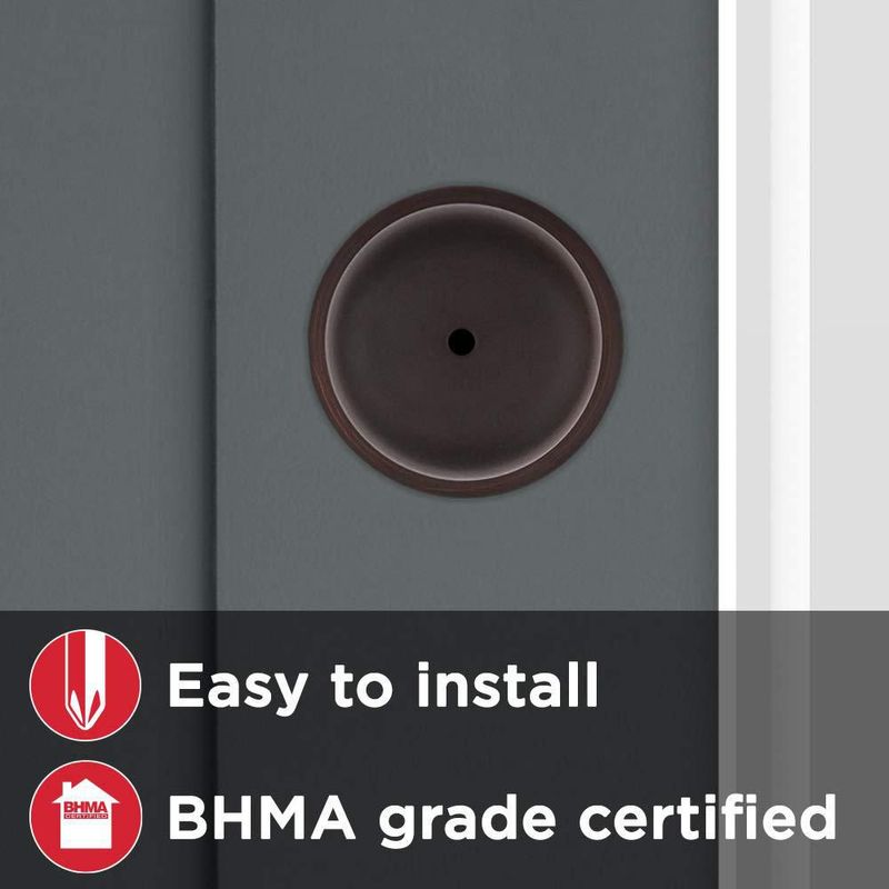 Pomo de puerta Kwikset Juno Interior Privacy con cerradura en bronce veneciano