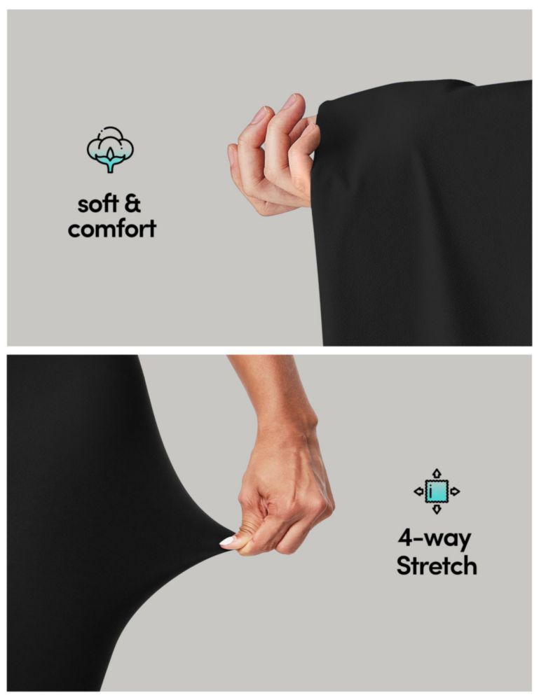 Leggings IUGA Mujer Negro Cintura Alta con Bolsillo para Yoga