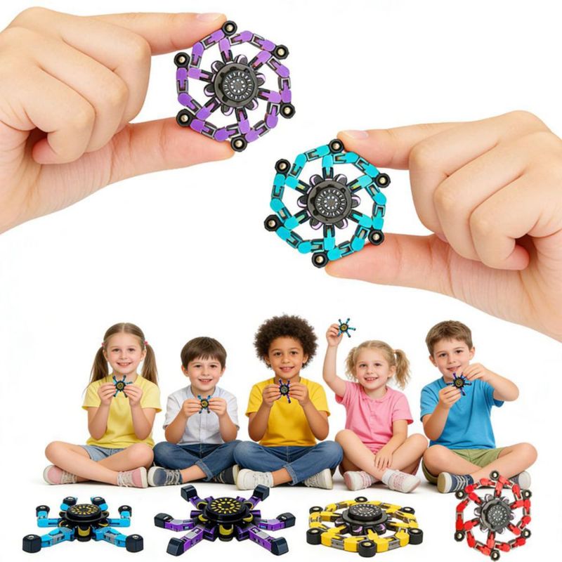 Juguete antiestrés Anidarly 16 piezas robot transformable