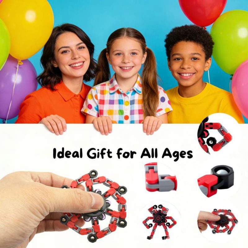 Juguete antiestrés Anidarly 16 piezas robot transformable