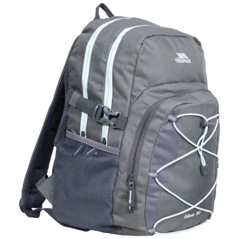Mochila Trespass Albus Impermeable Unisex Gris Carbón
