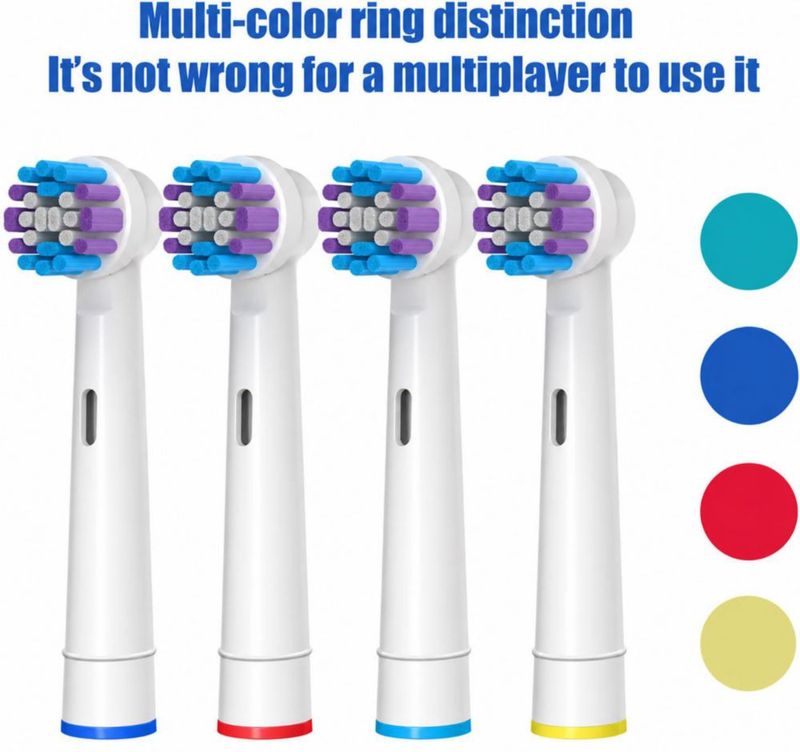 Cabezales de Cepillo de Dientes Mailink Pack de 8 Compatibles con Oral‑B