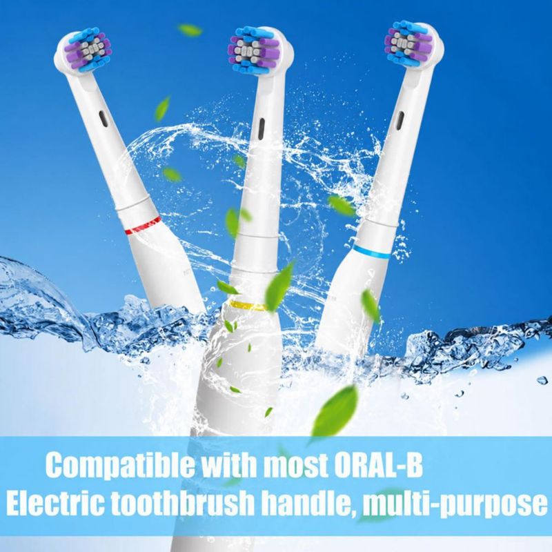Cabezales de Cepillo de Dientes Mailink Pack de 8 Compatibles con Oral‑B
