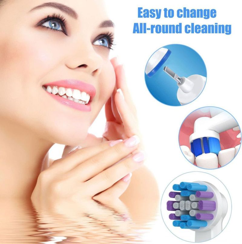 Cabezales de Cepillo de Dientes Mailink Pack de 8 Compatibles con Oral‑B