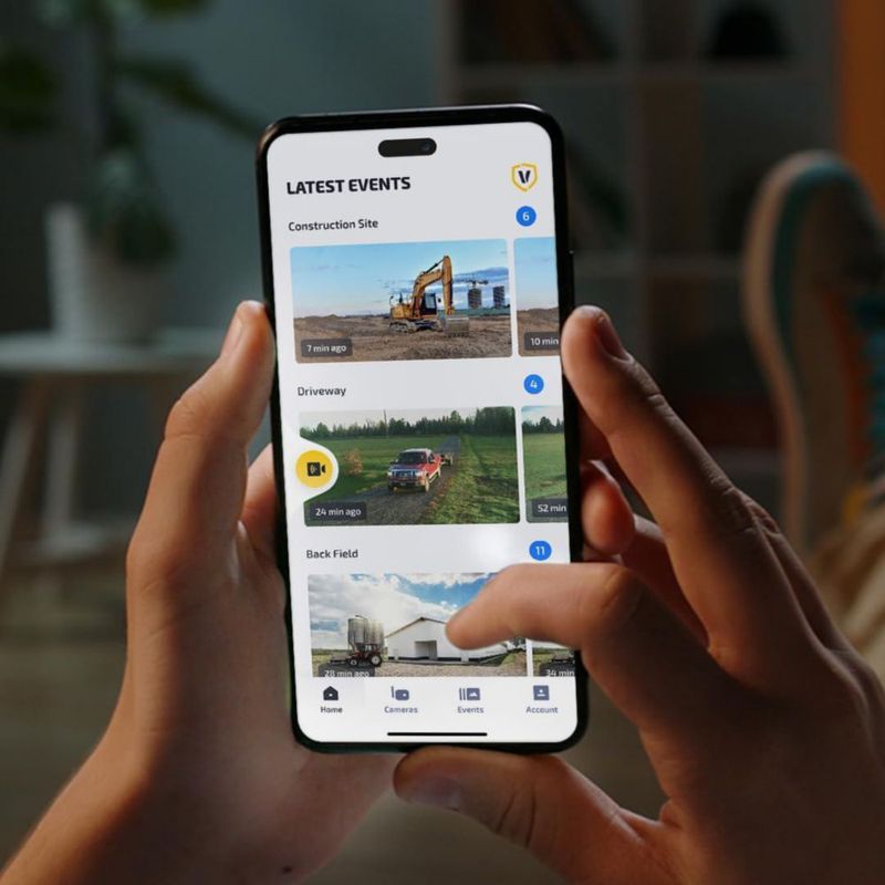 Cámara de Seguridad Vosker V300 4G LTE Solar – Pack para Agricultores