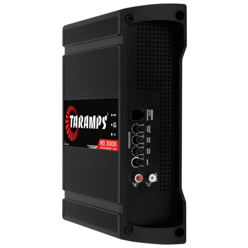 Amplificador de coche Taramp's HD 3000 3000 W RMS 1 Ω negro