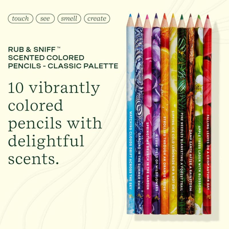 Lápices de colores Lifelines Pack de 10 Aromáticos Clásico