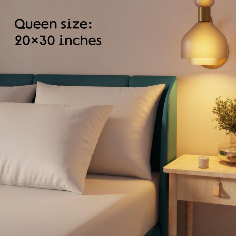Fundas protectoras impermeables Niagara Sleep 51 × 76 cm paquete de 2 blancas