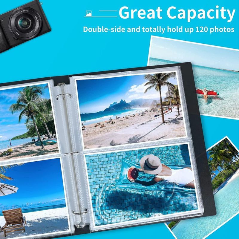 Fundas para fotos Fabmaker – Pack de 30 (5 × 7 cm) – 120 fotos