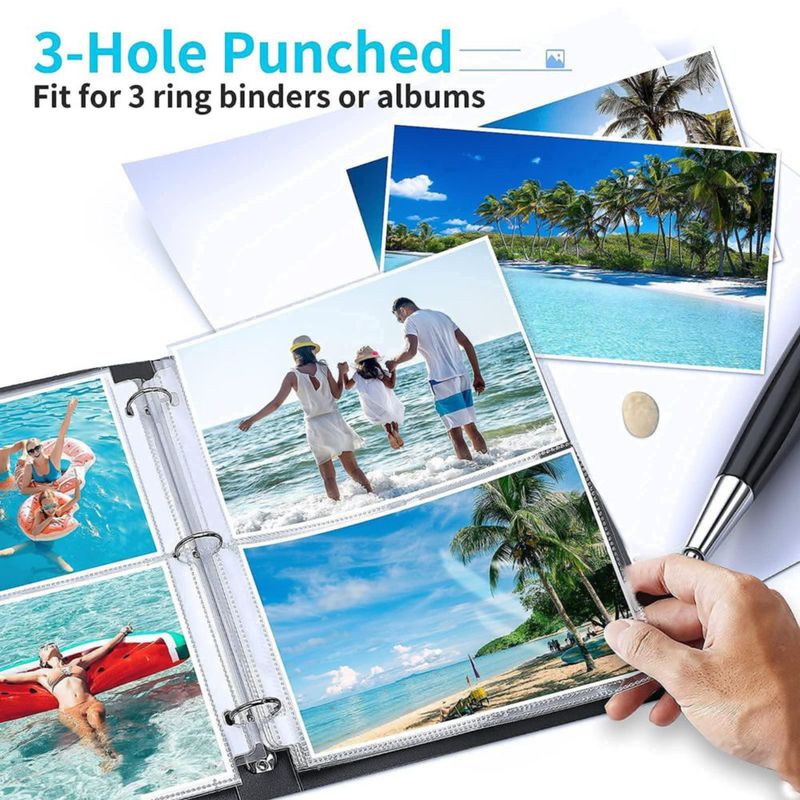 Fundas para fotos Fabmaker – Pack de 30 (5 × 7 cm) – 120 fotos
