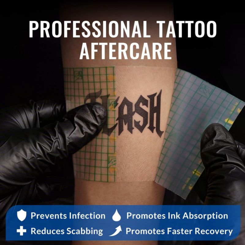 Vendaje para tatuaje LotFancy 15 cm x 18 m impermeable y estéril