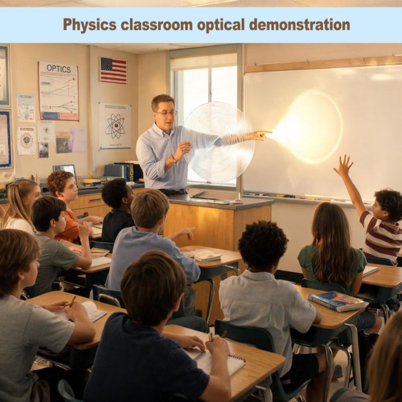 Lupa Six Seasons 20 cm Lente Fresnel de PMMA