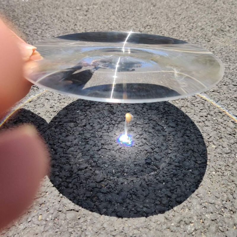 Lupa Six Seasons 20 cm Lente Fresnel de PMMA