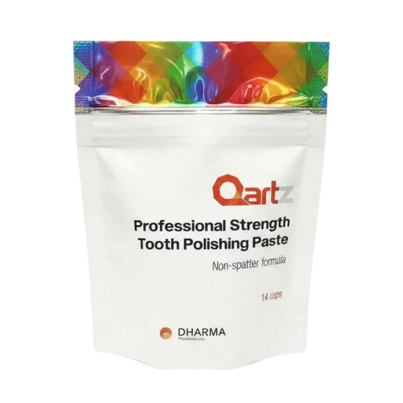 Pulidor Dental Qartz Pack de 14 con Xilitol y Sabores Surtidos