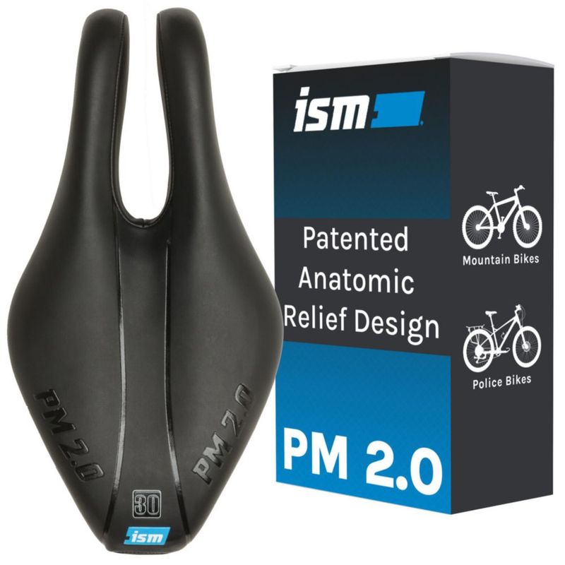 Asiento de bicicleta ISM PM 2.0 260 mm sin nariz – alivio