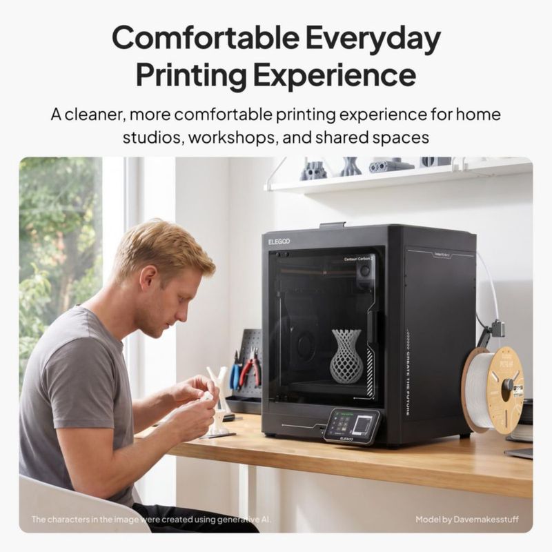Filamento 3D ELEGOO PETG HF 175 mm Marrón 1 kg