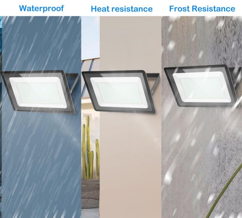 Luz de inundación LED Sunkkes 300 W Pack de 3 IP66 6000 K