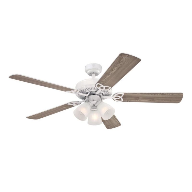 Ventilador de techo Westinghouse 132 cm blanco con luz