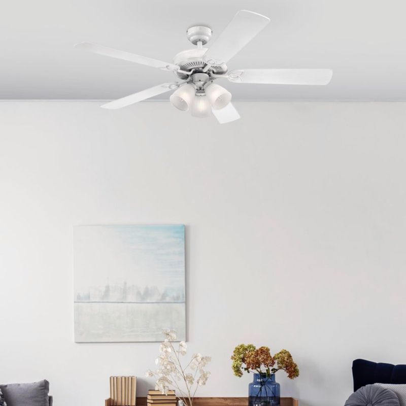 Ventilador de techo Westinghouse 132 cm blanco con luz