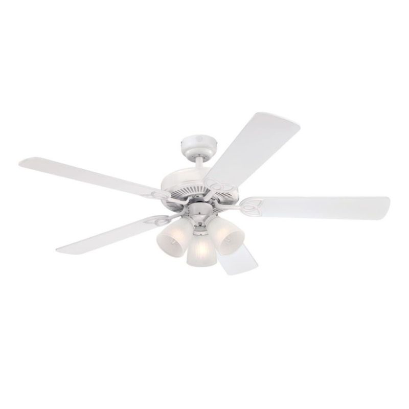 Ventilador de techo Westinghouse 132 cm blanco con luz