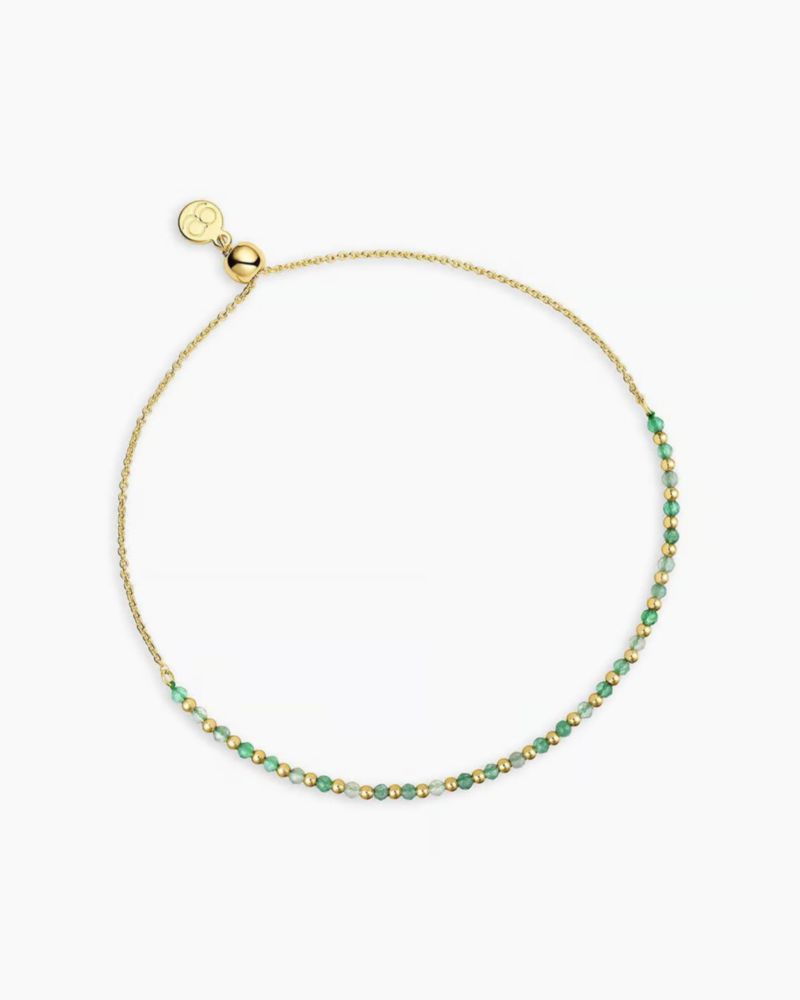 Pulsera Gorjana Aventurina 235 cm Chapada en Oro