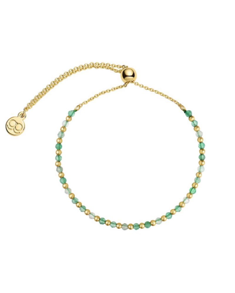 Pulsera Gorjana Aventurina 235 cm Chapada en Oro