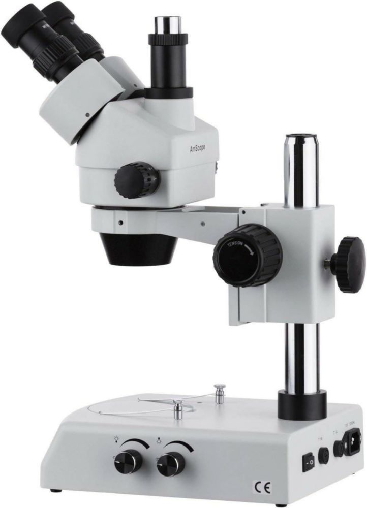 Microscopio AmScope SM-2TX Trinocular con Zoom WH10x
