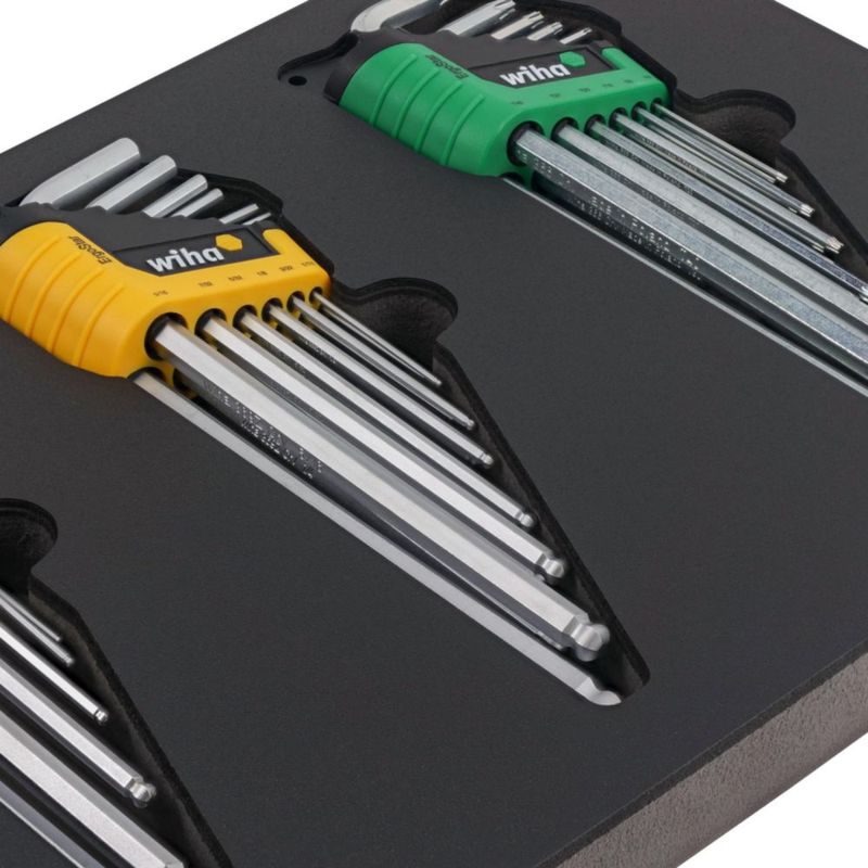 Juego de llaves L‑Key Wiha ErgoStar de 35 piezas Hexagonales y Torx