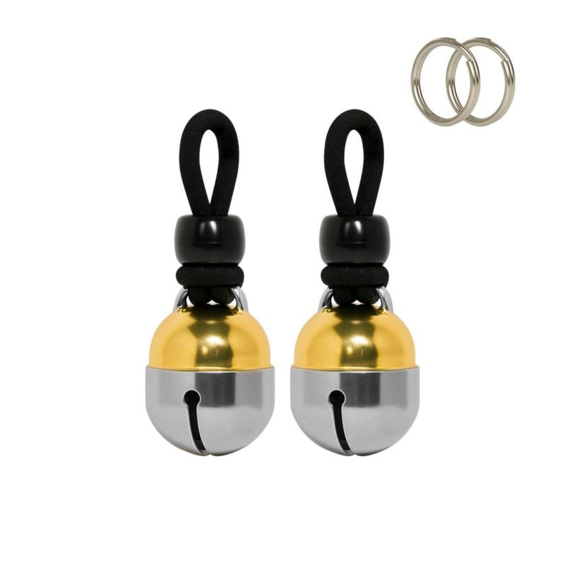 Par de campanas para collar de mascota Noble Bells de 4 g hechas a mano en EE. UU.