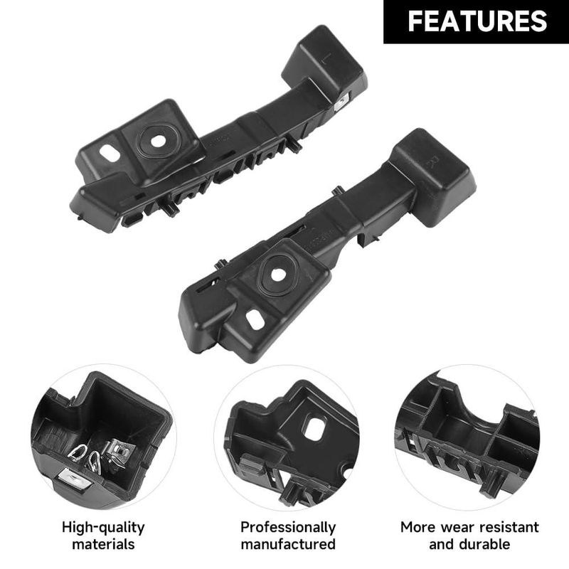 Soportes de parachoques delantero YOLLKY 2 piezas para Chevy Malibu 2016-2022