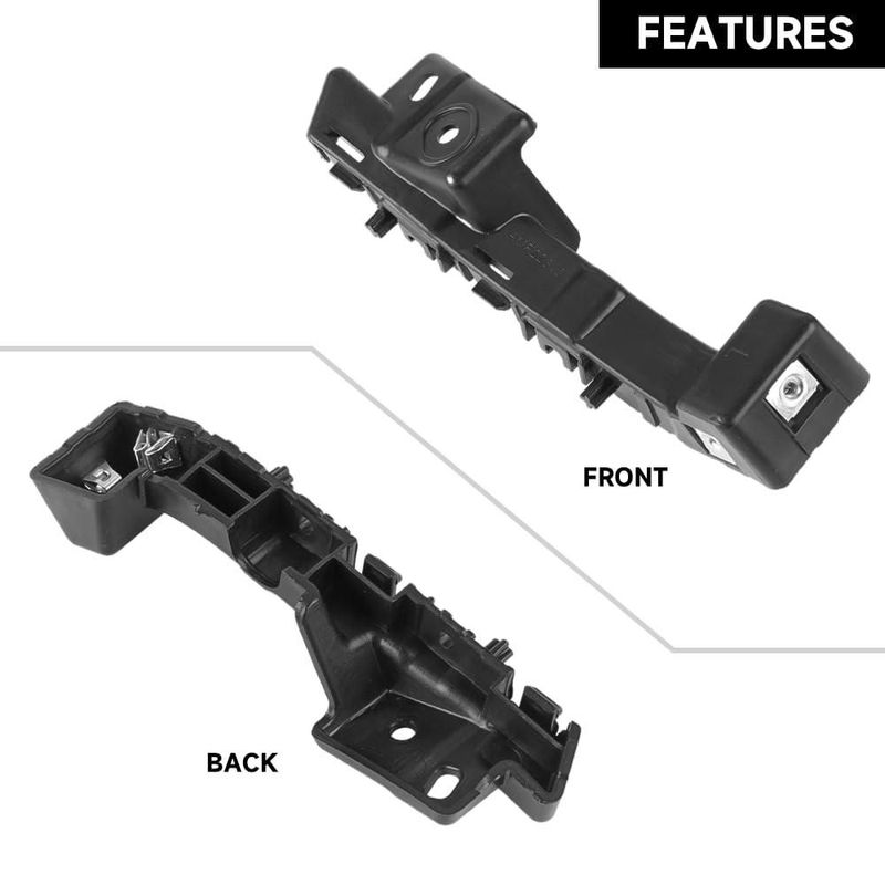 Soportes de parachoques delantero YOLLKY 2 piezas para Chevy Malibu 2016-2022