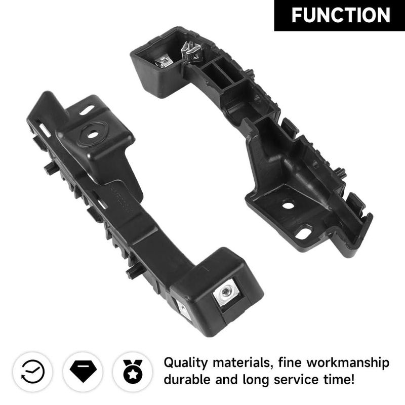 Soportes de parachoques delantero YOLLKY 2 piezas para Chevy Malibu 2016-2022