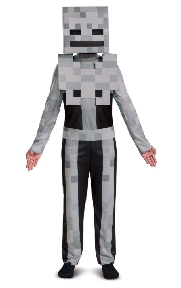 Disfraz de Esqueleto de Minecraft (10-12 años)