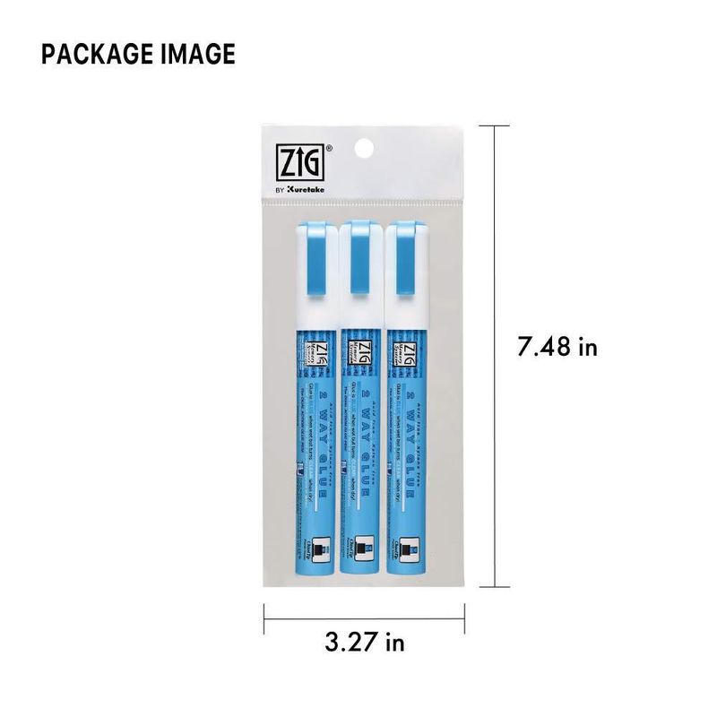 Set de Pegamento Zig Memory System 2 Vías 3 piezas punta de 4 mm Japón